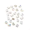 Mariposa de Cristal Gradiente Fondo Puntiagudo Arte de Uñas Pedrería DIY Parches para Uñas Materiales Irregulares Vidrio Pedrería para Uñas Joyería Wholesale