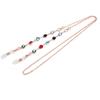 Cadena para gafas colorida cuerda para mascarilla cuerda para gafas no es fácil de decolorar cadena anti-pérdida (taladro de 6 colores)
