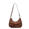 Bolsa de Ombro Estilo Coreano Super Popular de Nicho em Formato de Meia-Lua para Axila para Mulheres Outono 2025 Nova Versátil Elegante para o Dia a Dia Ombro Transversal