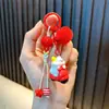 Llavero Colgante de Gatito Lindo, Colgante de Bola de Pelo de Gato Ciclista, Decoración de Mochila Escolar, Pequeño Regalo al por Mayor
