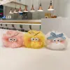 Llavero de felpa de monstruo elfo creativo hecho a mano, colgante lindo para bolso de estudiante, cadena para teléfono móvil, joya, regalo