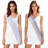 Moda de Venta Caliente Europea y Americana Transfronteriza Correa de Hombro Degradada Brillante Cinta de Tela Brillante Cinturón Único de Etiqueta para Fiesta Fiesta de Cumpleaños