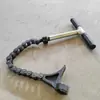 Acessórios para Caminhão Tanque de Cimento a Granel Braçadeira de Corrente Aro para Tubo de Poeira Bola Ampliada Aço Fundido Corrente Braçadeira para Mangueira de Descarregamento