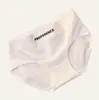 Fio Dental Esportivo com Letras para Meninas Sexy Doce Sensação Nua Japonesa Respirável Roupa Íntima Feminina de Cintura Média Forro 100% Algodão