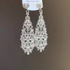 Pendientes de Plata Brillantes Irregulares con Forma de Rombo Estilo Xu Meiyang Zhao Lusi, Clavillos de Oreja de Lujo Ligero de Gama Alta para Mujeres