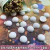 Transferencia de Agua Perlas Blancas 3mm-25mm Redondas Blancas Media Perla Brillantes No Porosas Base Acrílica Blanca de Porcelana