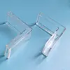 Clip de Fijación en Forma de Cruz de Plástico para División de Pantalla Hebilla para Tablero Divisor Ranura Transparente Portatarjetas de Vidrio Acrílico Protector de Esquina para Acuario