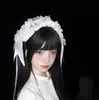 Diadema Blanca de Encaje con Lazo Estilo Retro Francés Dulce de Corte Nuevos Accesorios para el Cabello