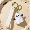 Chaveiro de abóbora de Halloween transfronteiriço figura de desenho animado pequeno acessório pingente de chave de borracha macia decoração de carro chaveiro