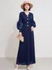 Traje plisado vintage estilo francés para mujer en otoño, con cuello en V, entallado a la cintura, cárdigan plisado con mangas abullonadas y una falda larga plisada de cintura alta