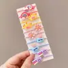 Gomas de Pelo de Colores para Niñas del Tamaño de un Pulgar, Lindas Bandas Elásticas para el Cabello, Cuerdas para el Cabello de Bebé que No Dañan el Cabello, Accesorios para el Cabello