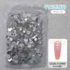 Abanico Rey Brillante con Diamantes Ss4 Ab Sueltos Transparentes Redondos Flatback Aurora Symphony Cristales para Uñas Rhinestones