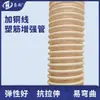 Fabricante manguera de plástico PVC espiral reforzada tubo de plástico corrugado manguera resistente a la presión tubo de vacío manguera de barra plana reforzada barra convexa