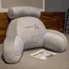 Cojín de Cabecera de Látex Bolsa Suave Almohada de Cintura Respaldo Grande Cojín de Sofá Cojín de Cama Cama Dormitorio Tatami
