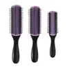 Venta directa peine para el cabello estilista de salón peine de nueve filas peine de masaje peine con cojín de aire peine para cabello lacio peine de nueve filas desmontable