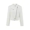 2026 Nueva Chaqueta Corta de Trabajo Retro Americana con Cuello Alto para Mujer, Diseño de Otoño, Top Chaqueta Versátil Casual