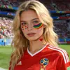 Artículos de Venta Caliente Transfronterizos 2026: Pegatinas de Tatuaje Graffiti para Evento Deportivo de la Copa Mundial de EE. UU., Canadá y México, Pegatinas Faciales Impermeables para Maquillaje Pintado