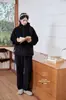 Pijama de Invierno para Mujer Kexika Estilo Nuevo 900, Ropa de Casa Cálida de Felpa de Coral Engrosada con Cuello Alto y Cierre Set