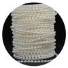 Cadena de perlas de imitación conectadas Cadena de hilo de cuentas de encaje para manualidades DIY Cortina de cuentas de boda Cadena de cuentas conectadas para ropa Accesorios para muñecas