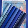 Papel de regalo de fibra floral azul Zhuo, serie azul medianoche, para el día de San Valentín, material para ramo de flores, papel de regalo para flores