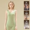 Chaleco Cálido sin Rastro de Lana para Mujer Ropa de Otoño Usa Terciopelo de Visón Parche de Seda Terciopelo Alemán Calefacción Top para Hombre Invierno