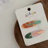 Nova série de sucos grampo de cabelo sem costura fofo de frutas franja clipe clipe cosmético