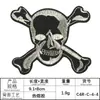 Etiqueta de bordado de computador direto da fábrica patch de caveira cabeça de fantasma acessórios de vestuário de alta qualidade patch de bordado europeu e americano adesivo de tecido