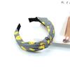 Banda para el cabello grande festiva con nudo central de estilo similar, banda para el cabello de punto retro de color sólido, banda para el cabello para mascarilla facial, banda para el cabello para yoga