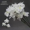 Simulação de nevoeiro branco flores de casamento rime decoração de auditório de casamento guia rodoviário teto flor artificial flor de plástico
