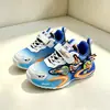 Zapatos casuales transpirables populares para niños, talla 28-32, doble malla, zapatillas deportivas con suelas blandas de goma EVA