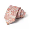 2026 Nueva Corbata para Hombre Venta Caliente Transfronteriza Corbata de Poliéster Atada a Mano para Hombre Corbata Jacquard de 8 cm de Alta Gama Shengzhou