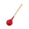 Espátula de silicona personalizada con mango de madera, juego de utensilios de cocina de silicona, cuchara sopera con mango de madera, espátula para cocinar, juego de utensilios de cocina de silicona de 12 piezas