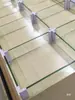 Estante de mercado de ciudad accesorios de vidrio piezas estante de exhibición apilable ranura de conexión de esquina plástico estante de mercado de ciudad estante de exhibición apilable