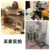DIY Malha de Ferro para Pet Peça Mágica Gato Gaiola de Emenda Cercado Combinação Livre Casa Grande Hamster Coelho Interior Liberação de Vento