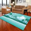 Atacado do Fabricante Tapete para Sala de Estar Tapete para Mesa de Centro Tapete de Cabeceira Capachos Laváveis Padrões Personalizáveis Dropshipping