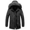 Inverno Novo Masculino Slim Fit Comprimento Médio Acolchoado com Capuz Jaqueta Grande Casual Moda Masculina