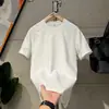 Camiseta de Color Sólido con Estampado de Letras para Hombre, Nueva Versátil de Verano con Manga Corta y Cuello Redondo, Camiseta de Moda Estilo Coreano
