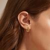 Pendientes Redondos de Plata de Ley 925 Europeos y Americanos Transfronterizos Geométricos Personalidad de Nicho Tendencia Caricatura Atmosférica Japoneses y Coreanos