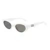 Fabricantes de gafas de sol de ojo de gato de moda para platos lote mixto multicolor estrella con temperamento montura negra gafas de sol negro gris