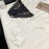 Calcinha de renda Feminina europeia e americana sexy transparente oco de alta qualidade cintura baixa puro desejo cueca fina respirável puro algodão