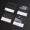 Gancho autoadhesivo transparente de PVC para caja de color, con orificio para avión, para caja de color PP, para embalaje, para exhibición