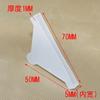 Protector de esquina de vidrio triangular Protector de esquina de plástico Protector de esquina transparente para marco de fotos Protector de esquina de espejo para mesa de café Protector de esquina de plástico Dongguan