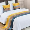 Toalla de cama de hotel, bandera de cama, una variedad de fundas de almohada de lujo modernas y ligeras de varios colores para alojamiento familiar, ropa de cama de hotel al por mayor