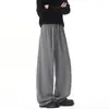 Calça Casual Nova Outono 2026 Estilo Old Money, Caimento Solto, Tamanho Grande, Tendência, Fluida, Confortável, Calça Reta para Adolescentes
