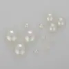 Semicírculo de Pérola Artificial Manicure Pérola Colorida Contas Lisas Pérola Patch Acessórios de Cabelo Capa de Celular Acessórios de Material DIY