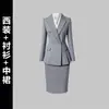 Traje de Otoño para Mujer Traje de Moda Elegante de Alta Gama Ropa de Trabajo para Gerente Ol Ropa de Trabajo Formal Profesional