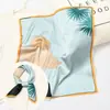 [Diseño Original] Pañuelo Cuadrado Pequeño Estilo Coreano Ins para Mujer Todo Combinación Estilo Occidental Pañuelo Decorativo Pañuelo de Primavera y Otoño Pañuelo Artístico