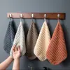 Lindo Paño de Mano para Cocina con Diseño de Dibujos Animados, Alto Atractivo Estético, Absorbente, Colgable Paño de Limpieza de Coral Fleece, Trapo de Limpieza Espesado