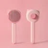 Suministros para Mascotas Transfronterizos Peine para Gatos de Mascota Peine de Eliminación de Pelo de Un Toque Removedor de Pelo Flotante Desenredador para Perros de Pelo Largo