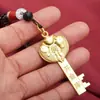 Llavero Zodiaco bóveda abierta año de nacimiento colgante llave dorada remolque para bolso de hombre y mujer adornos para llavero transfronterizo